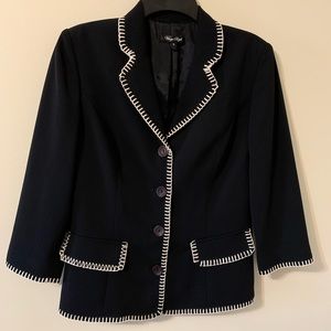VISAGE ROYAL Button Up Front Closure Suit Jacket size 6